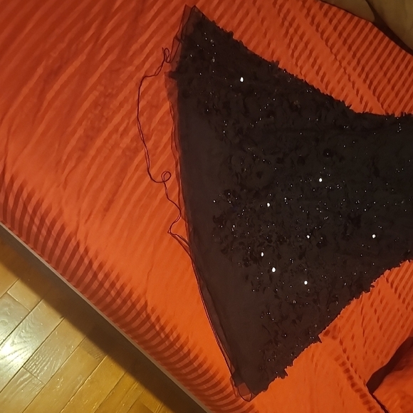 Oh Polly Black Sequin Maxi Dress - Picture 7 of 15